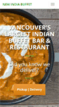 Mobile Screenshot of newindiabuffet.com